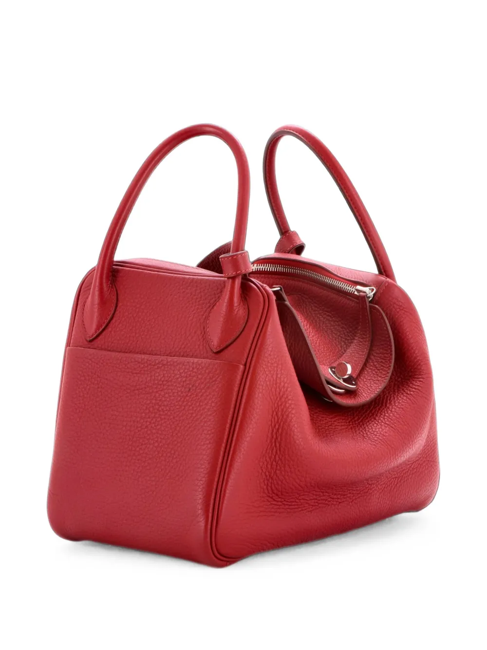 Hermès Pre-Owned Lindy Bag Clemence Schultertasche 30cm - Rot