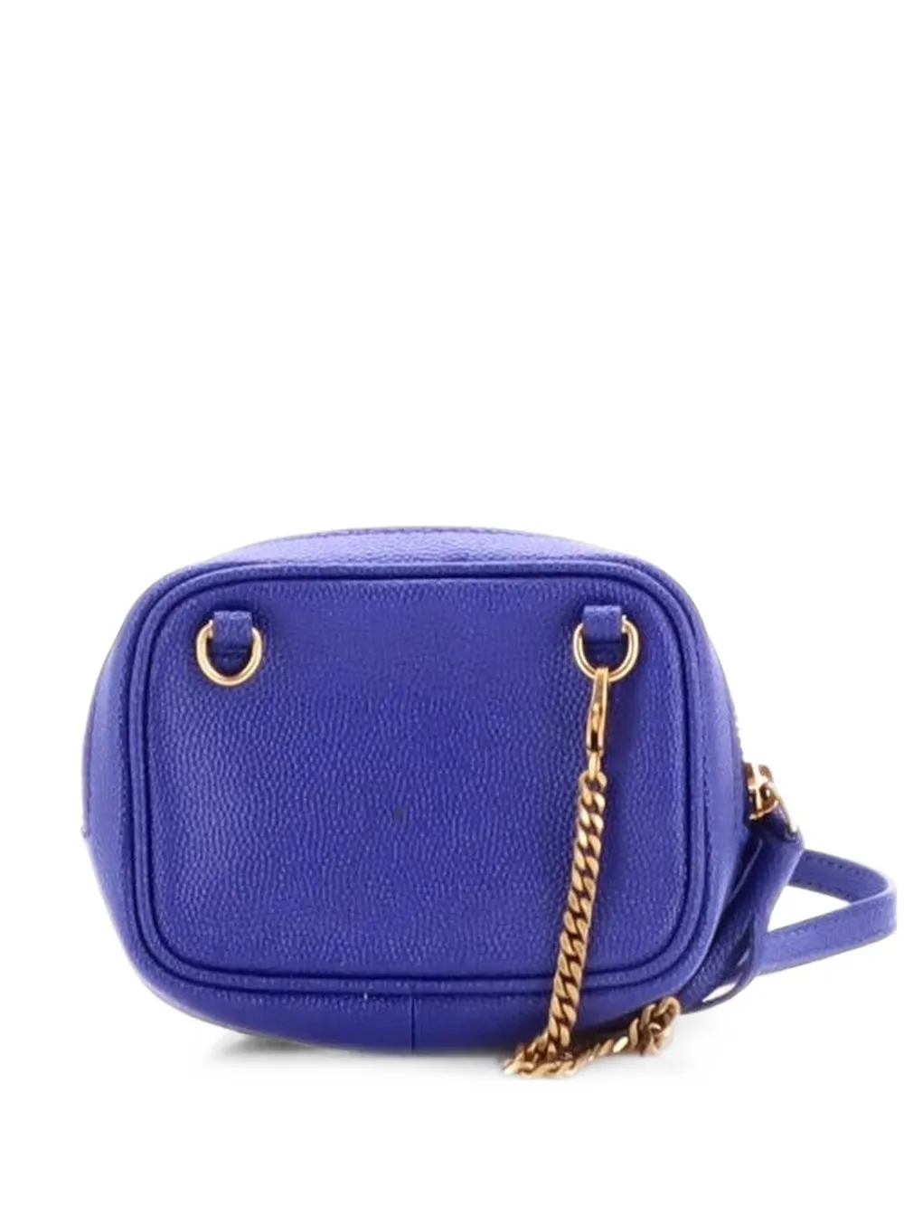 Saint Laurent Pre-Owned Lou Camera Bag Matelasse Chevron Leather Baby crossbody bag - Blau