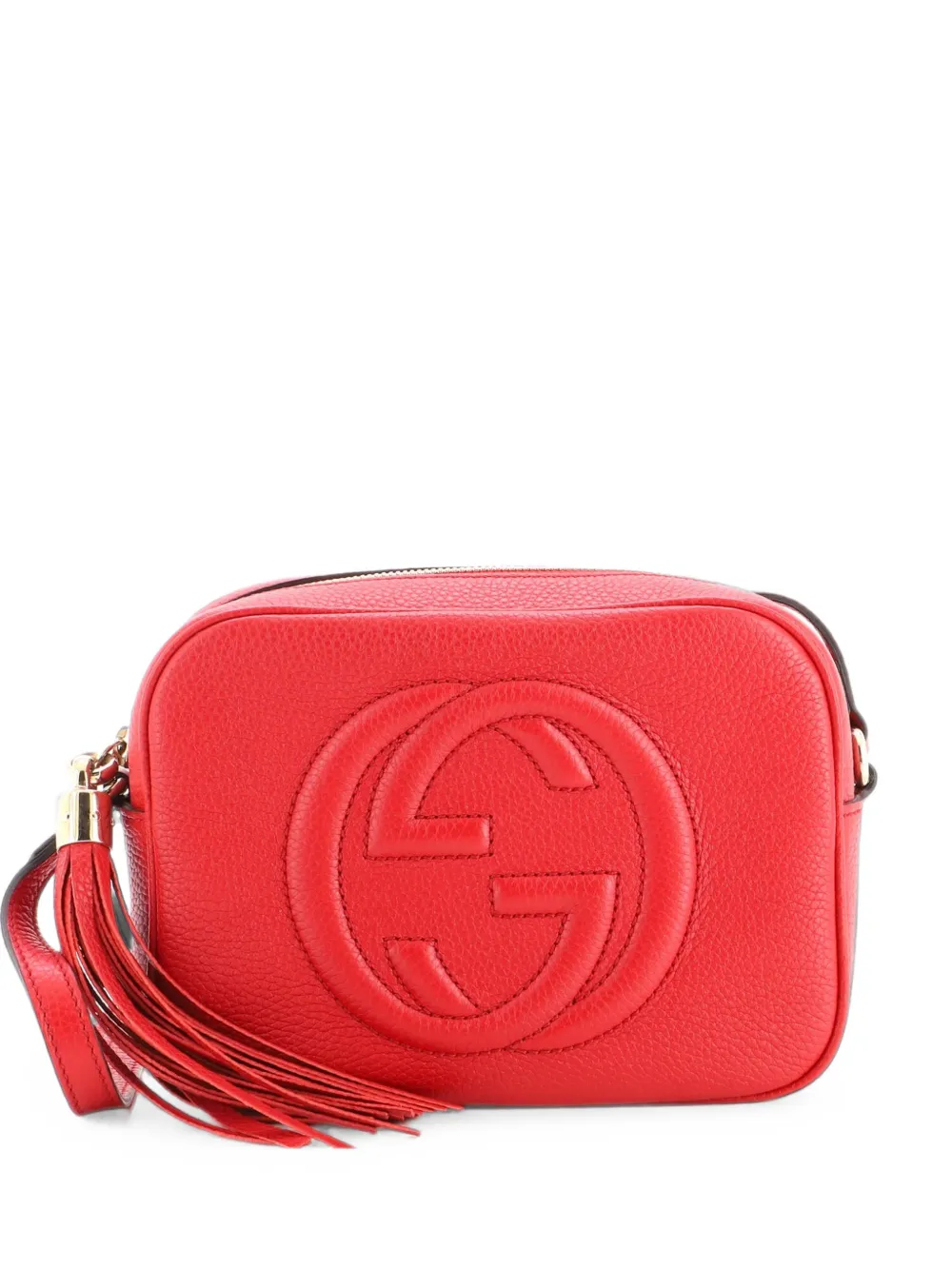 Gucci Pre-Owned Soho Disco Leather Small crossbody bag - Rosso