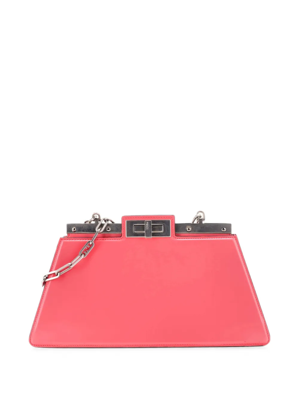 Fendi Pre-Owned Borsa a spalla Peekaboo media in pelle - Rosa