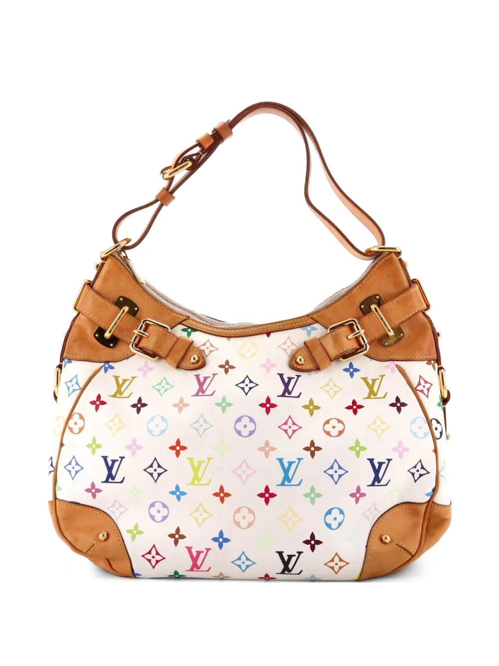 Louis Vuitton Pre-Owned Greta Handbag Monogram Multicolor hobo bag - Weiß