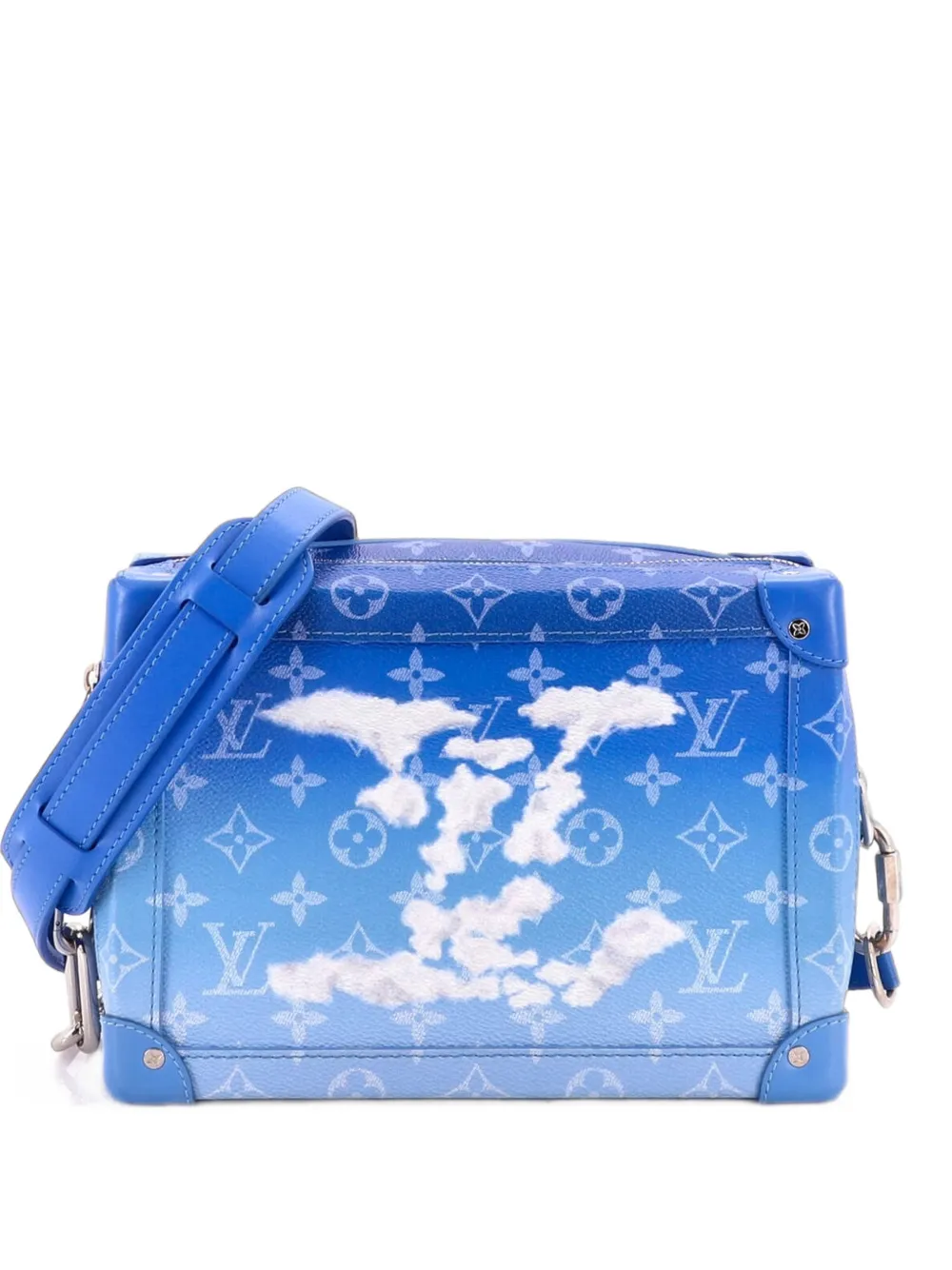 Louis Vuitton Pre-Owned Weiche Limited Edition Monogram Clouds Umhängetasche - Blau