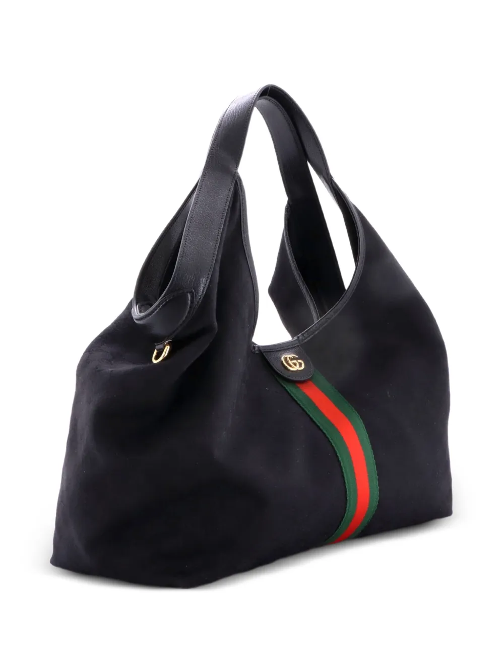 Gucci Pre-Owned grand sac à main Giglio en toile GG - Noir