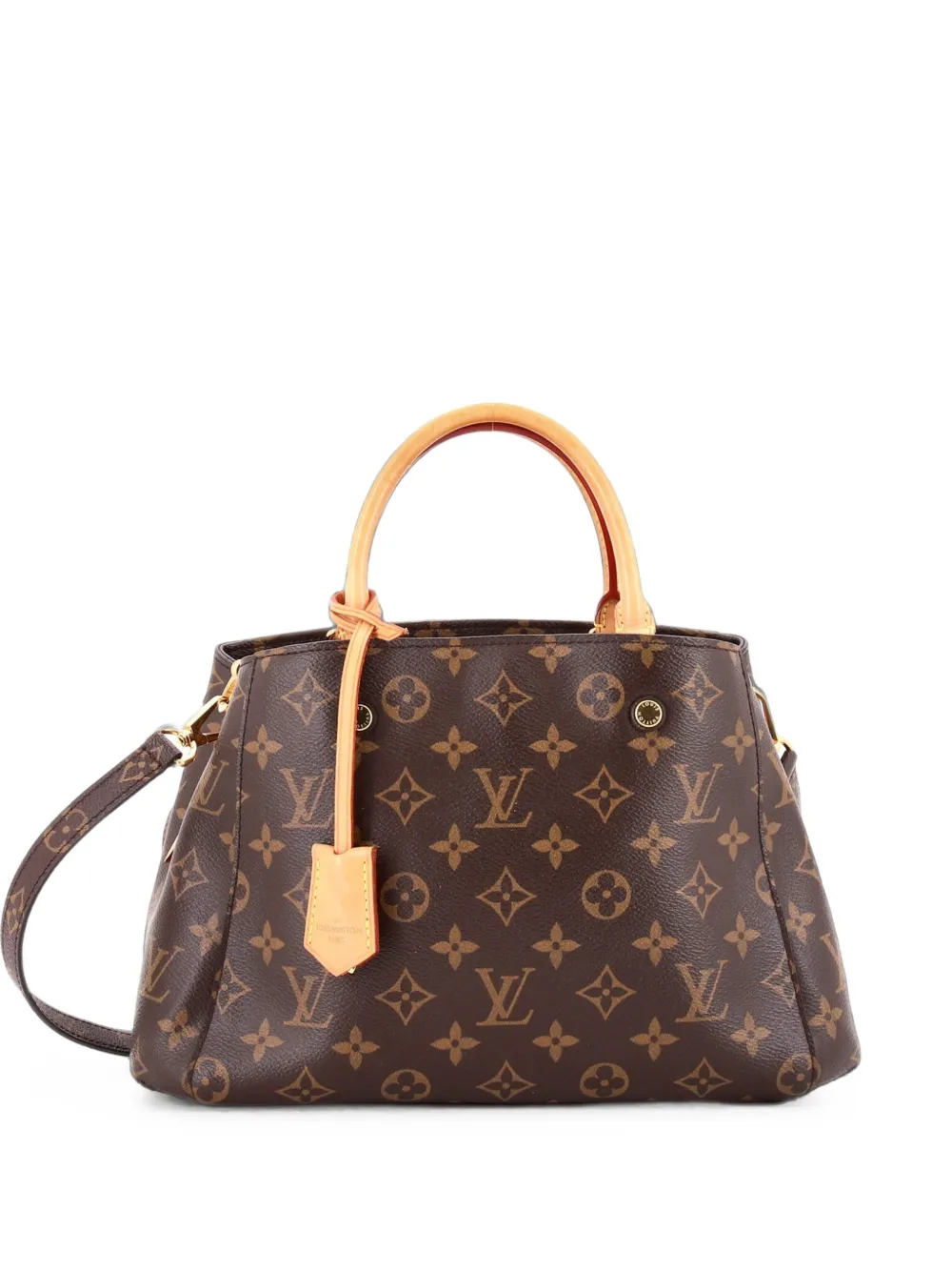 Louis Vuitton Pre-Owned Montaigne Handtasche Monogram Canvas-Umhängetasche - Braun