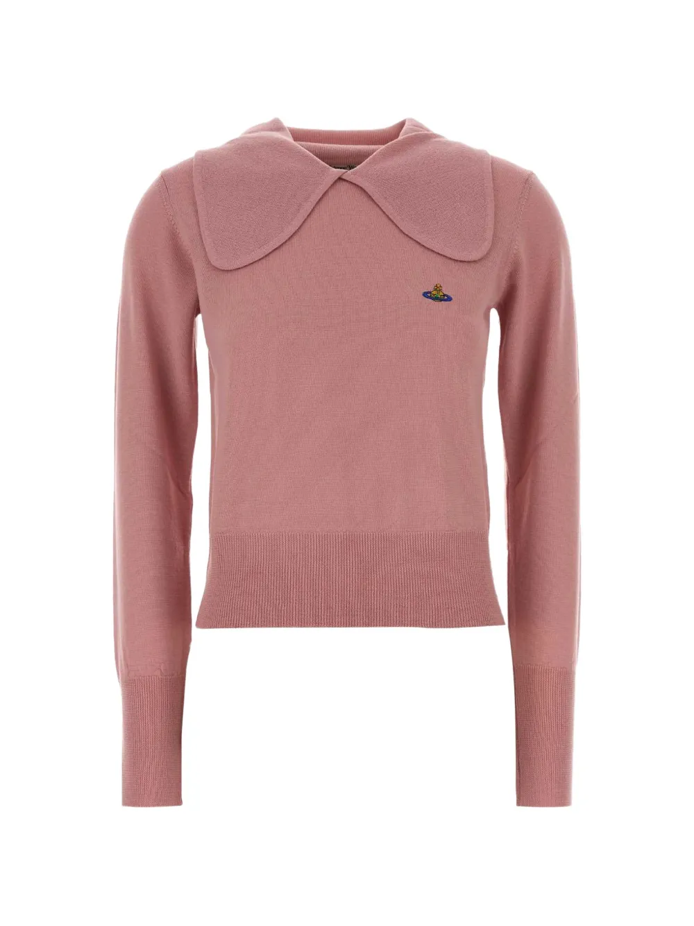 Vivienne Westwood Bea Embroidered-logo Sweater In Pink