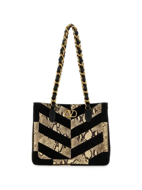 Valentino Garavani chevron-pattern tote bag