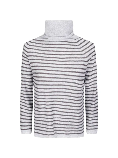 Archivio B striped roll-neck sweater