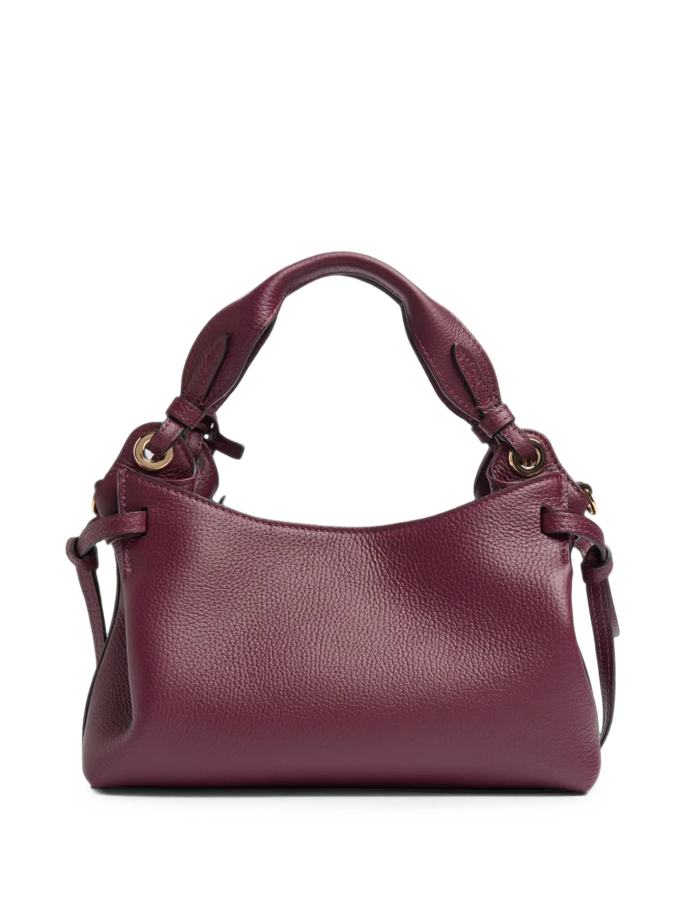 Lancel Swann shopper van bewerkt leer Rood