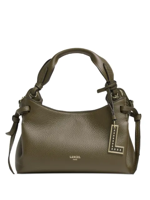 Lancel mini Swann grained leather tote bag