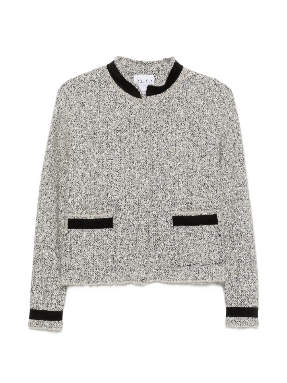 Neera contrast-trim jacket