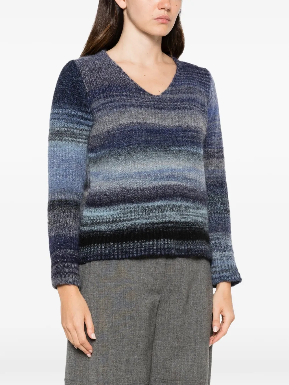 Neera Trui met V-hals Blauw