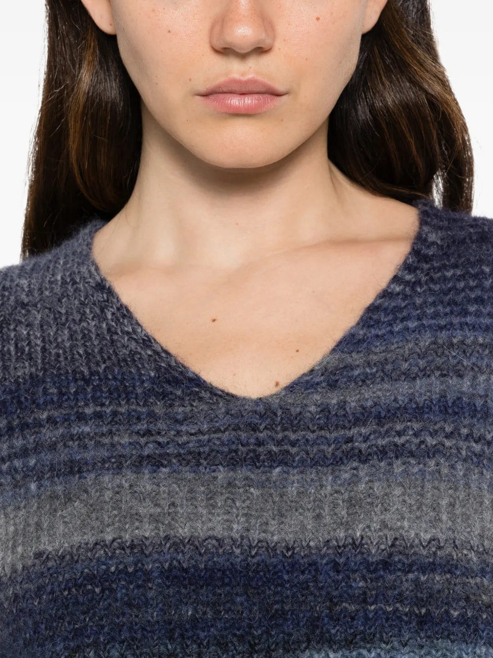 Neera Trui met V-hals Blauw