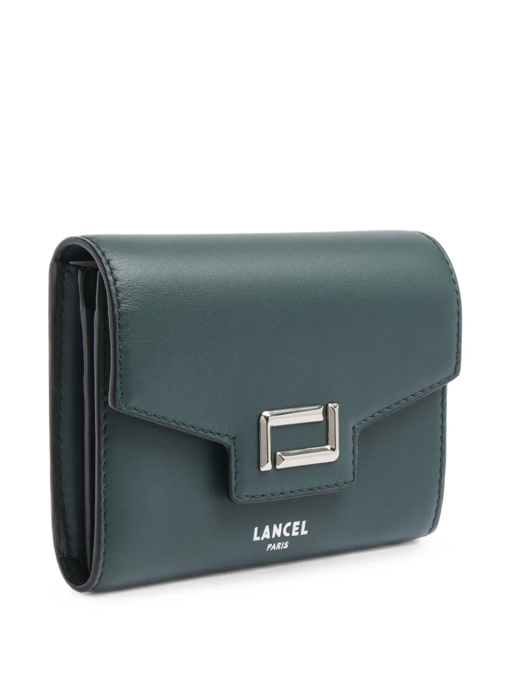Lancel Angele flap wallet Groen