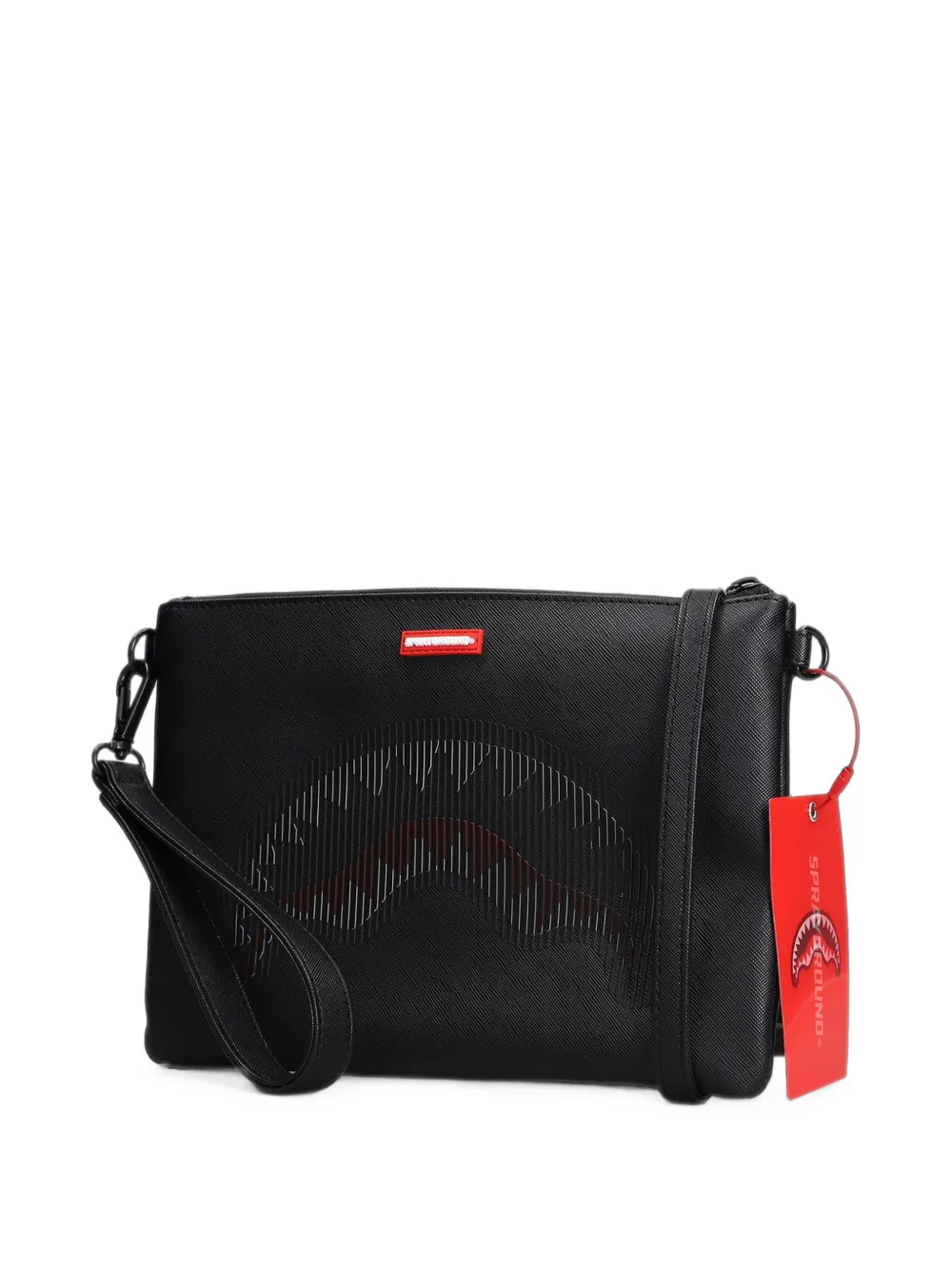 Sprayground Disappearing Shark clutch Zwart