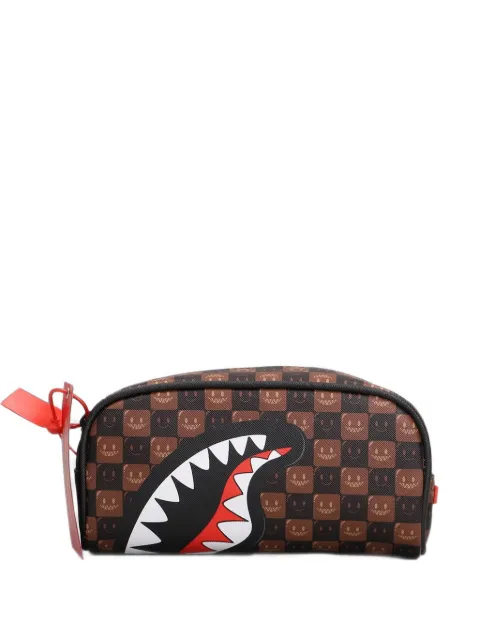 Sprayground Sharks In Paris Grin & Grind clutch bag