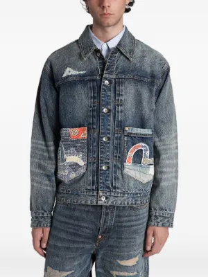 EVISU デニムジャケット | ブルー | FARFETCH JP