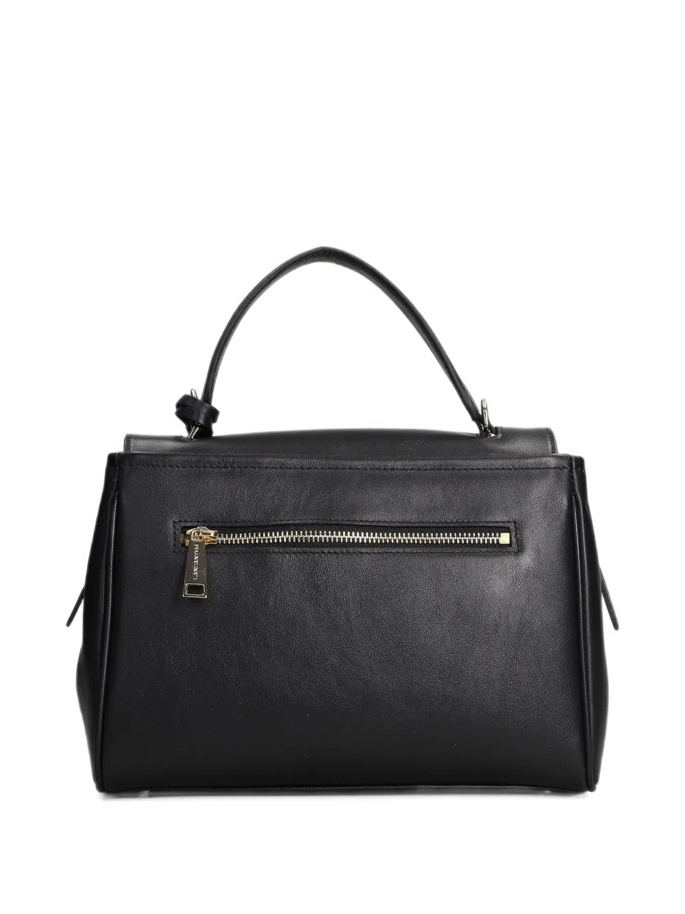 Lancaster Donna Grace twist-lock leather tote bag Zwart