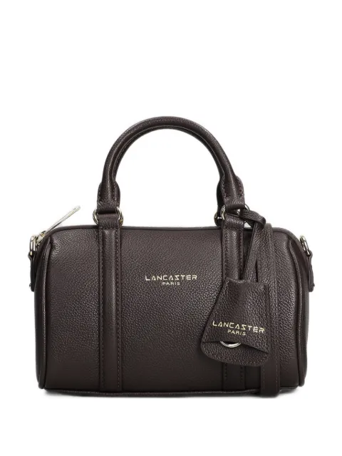 Lancaster Small Milano Ana logo-print grained tote bag