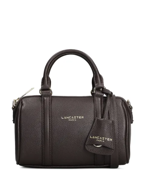 Lancaster Small Milano Ana logo-print grained tote bag