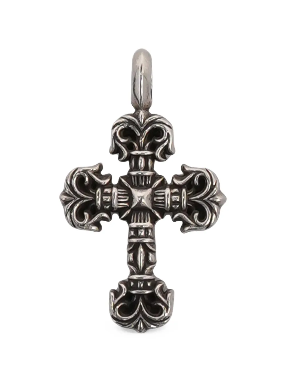 Chrome Hearts filigree cross pendant necklace