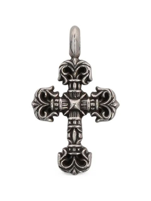 Chrome Hearts filigree cross pendant necklace