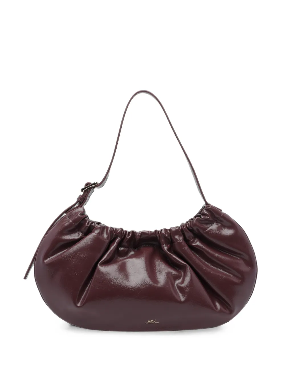 A.P.C. Ninon leather shoulder bag - Rosso