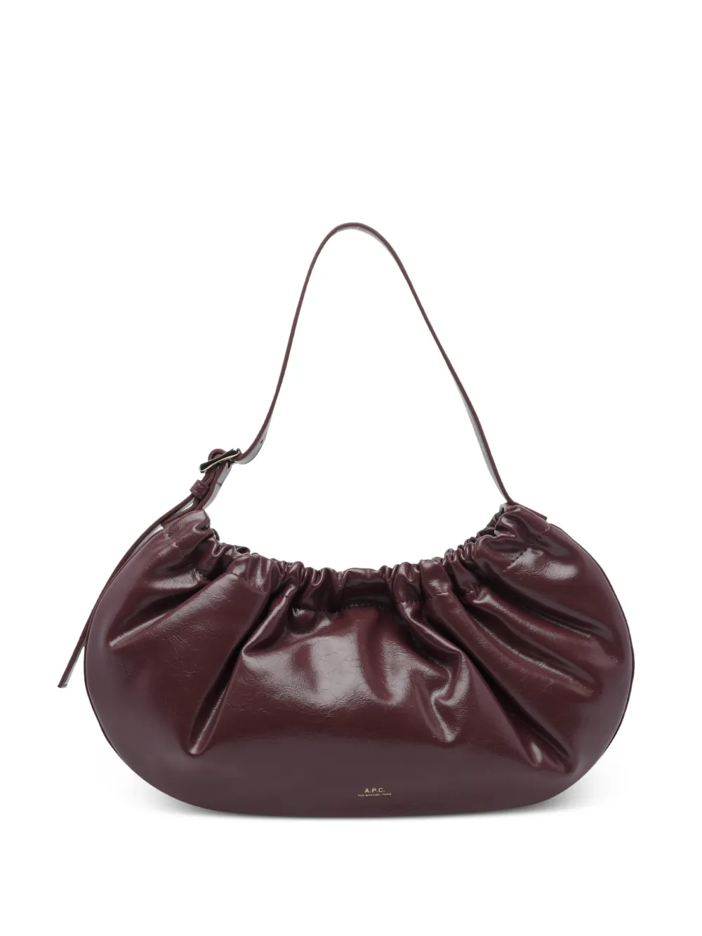 A.P.C. Ninon leather shoulder bag - Rosso