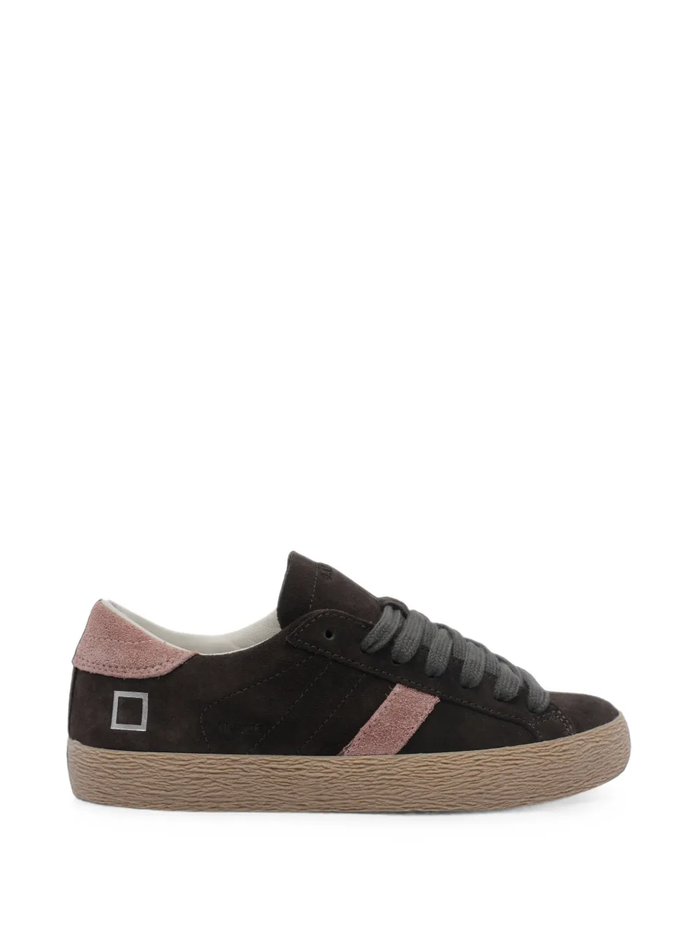 Date Hill Low Suede Panelled Sneakers In Brown