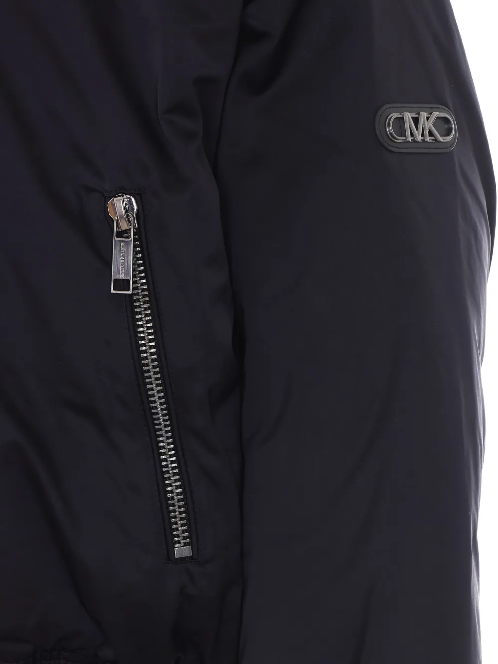 Michael Kors Bomberjack met imitatiebont Zwart