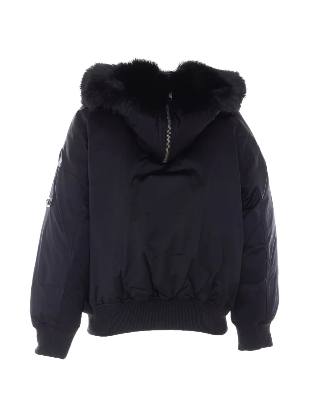 Michael Kors Bomberjack met imitatiebont Zwart