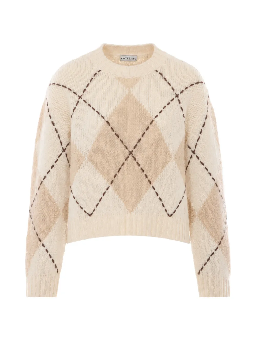 Ballantyne argyle-knit sweater