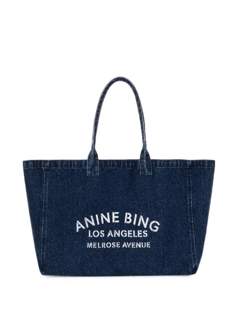 ANINE BING Leo denim tote