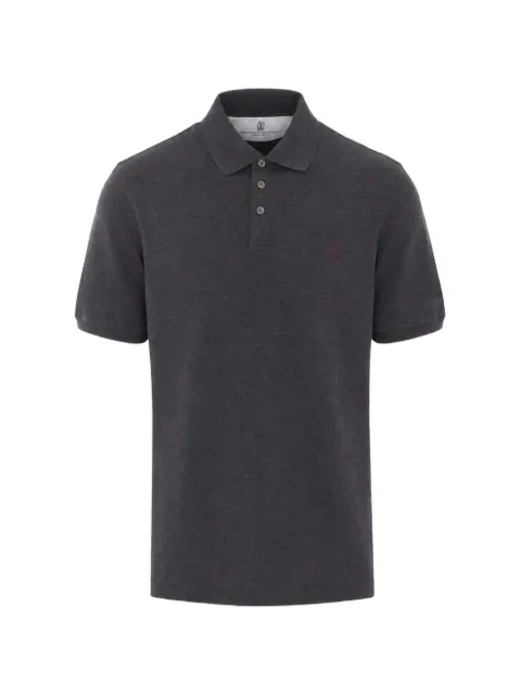 Brunello Cucinelli logo-embroidered short-sleeve polo shirt