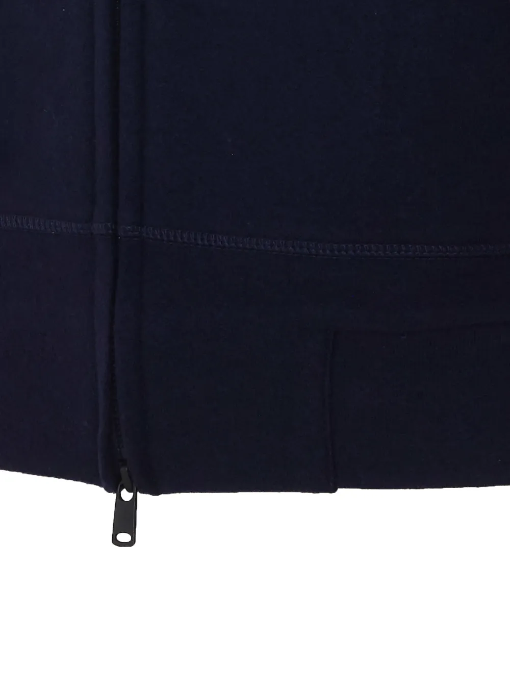 Circolo 1901 Wollen hoodie met rits Blauw