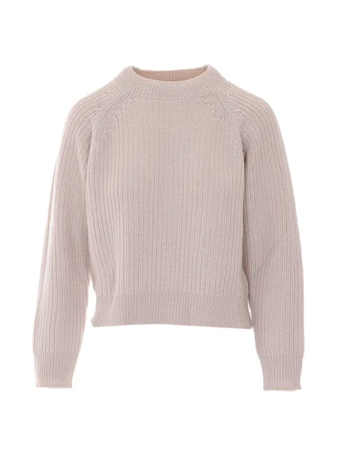 ALPHA STUDIO ribbed-knit raglan-sleeve sweater