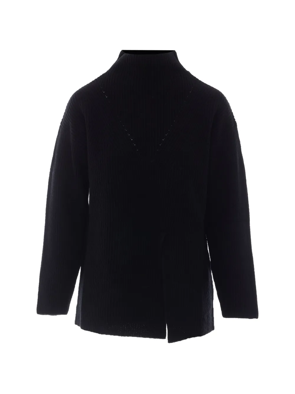 Alpha Studio High-neck Sweater In Black