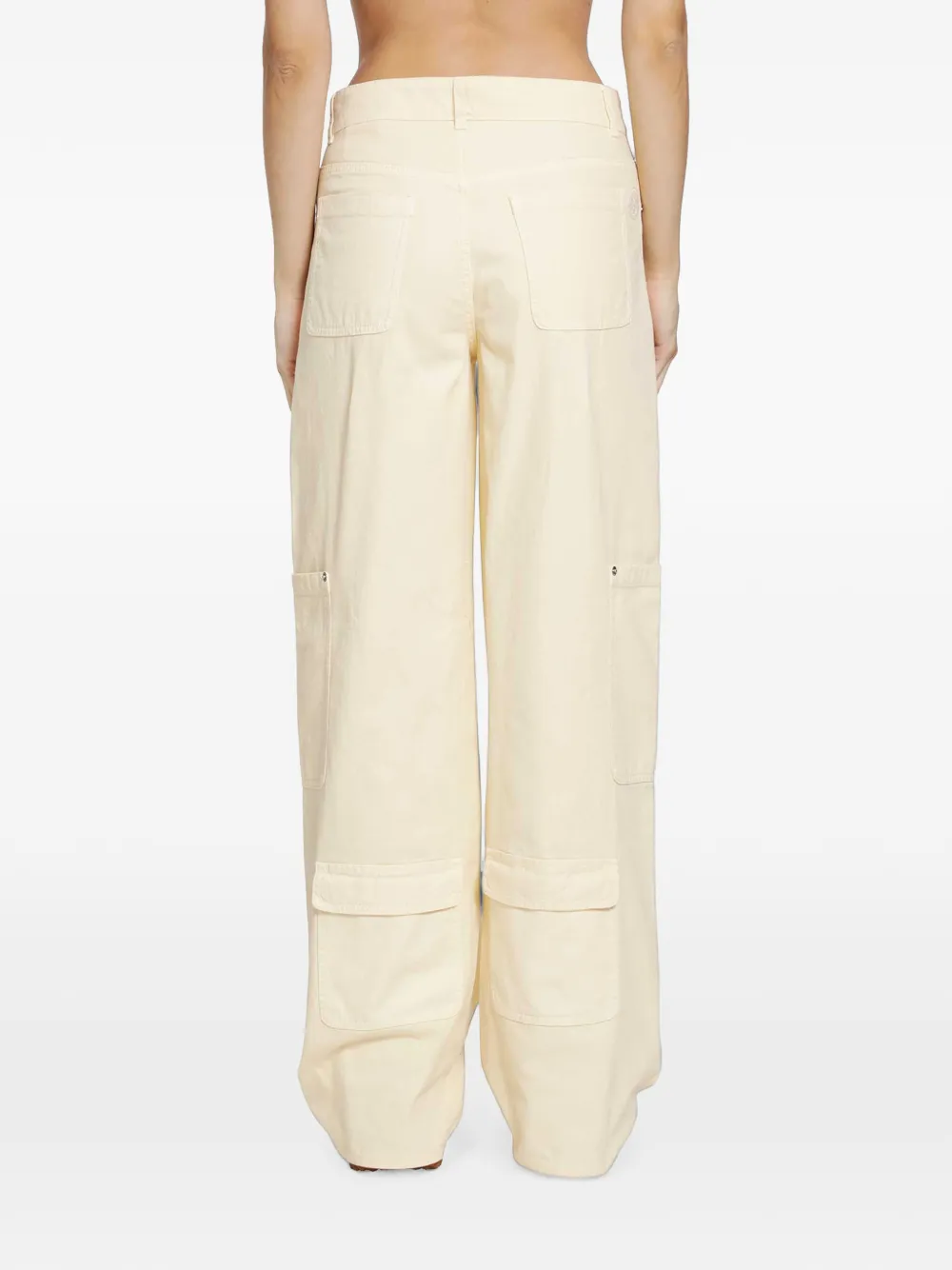 Moncler multi-pocket cargo pants Beige