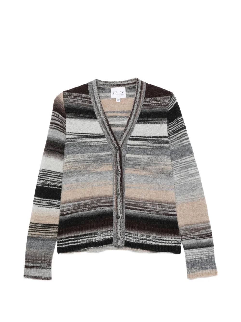 Neera degradé striped cardigan