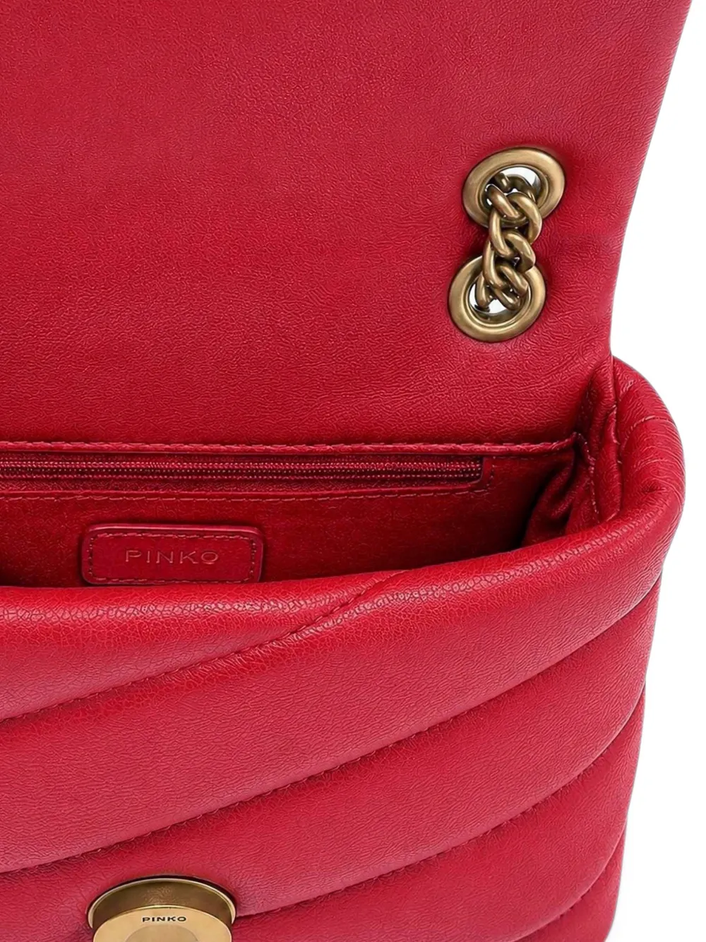 PINKO Love Baby Puff schoudertas Rood