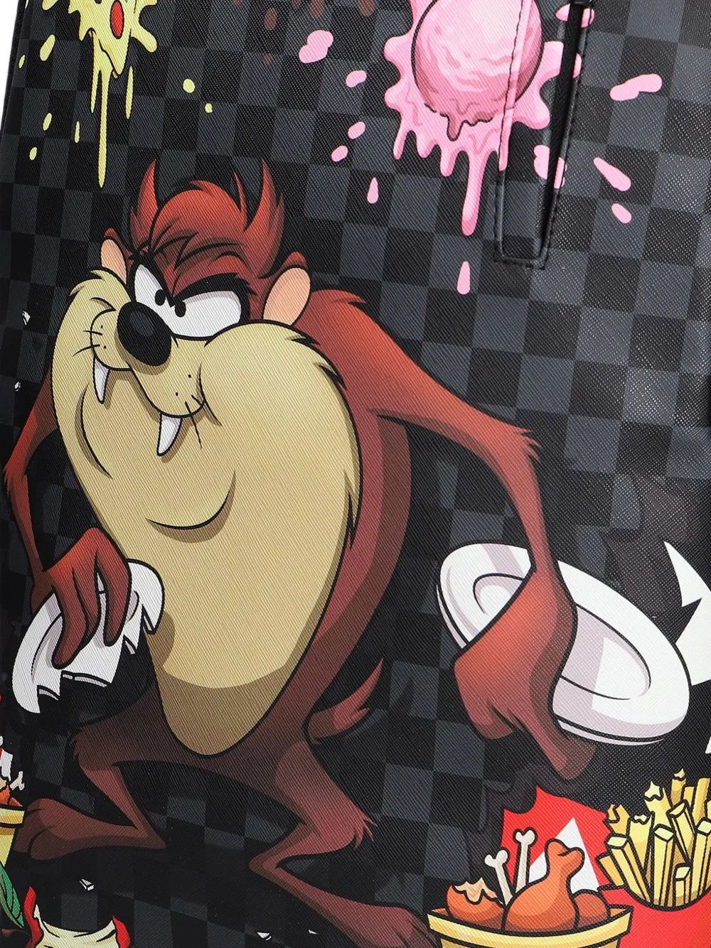 Sprayground x Looney Tunes Tazmanian Devil Lunch Break rugzak Zwart