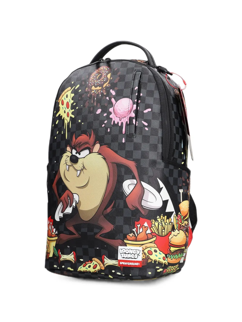 Sprayground x Looney Tunes Tazmanian Devil Lunch Break rugzak Zwart