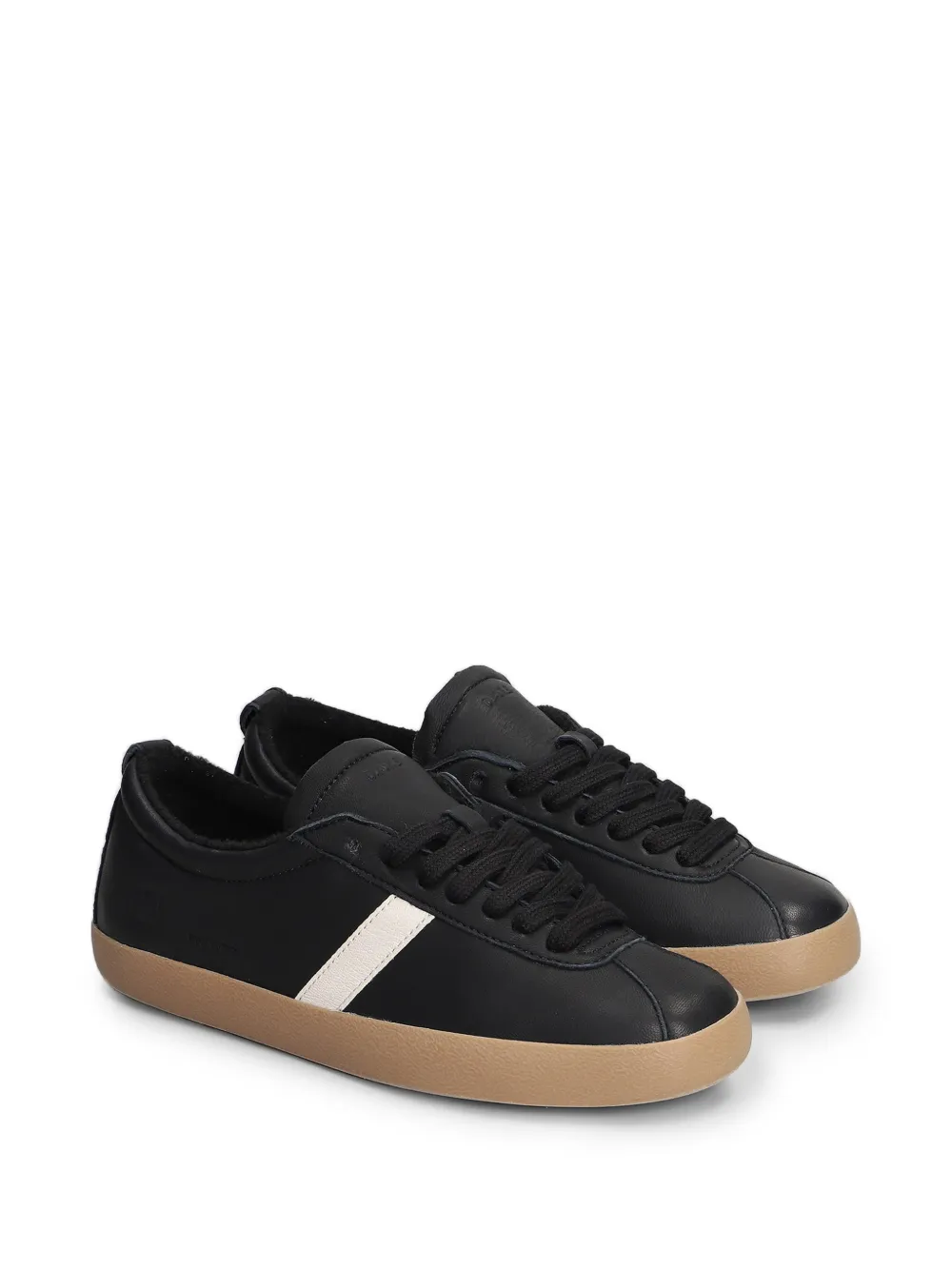 D.A.T.E. Prima contrast-stripe sneakers Zwart