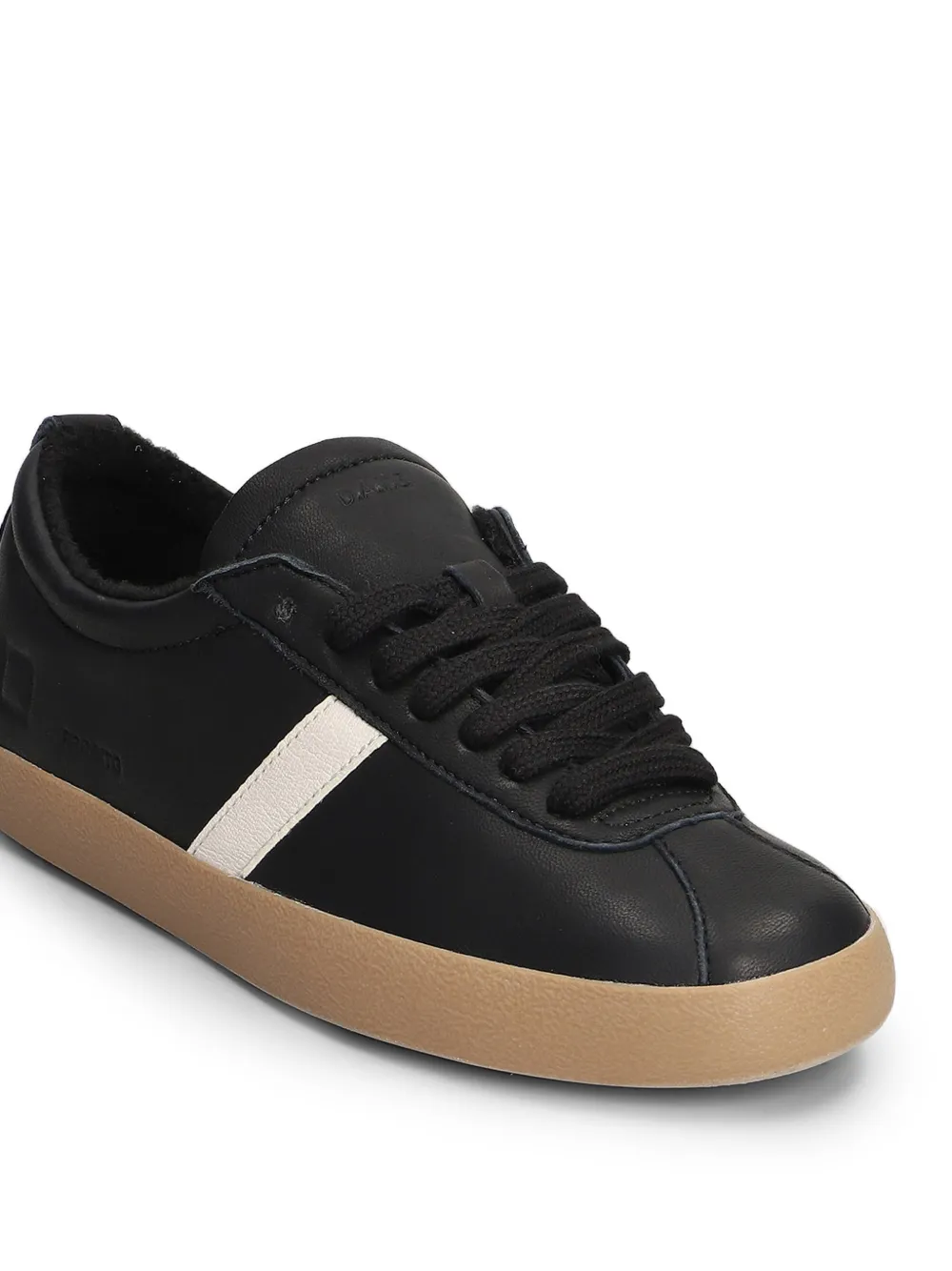 D.A.T.E. Prima contrast-stripe sneakers Zwart