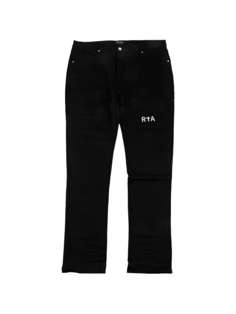 RTA x DDG logo-print jeans