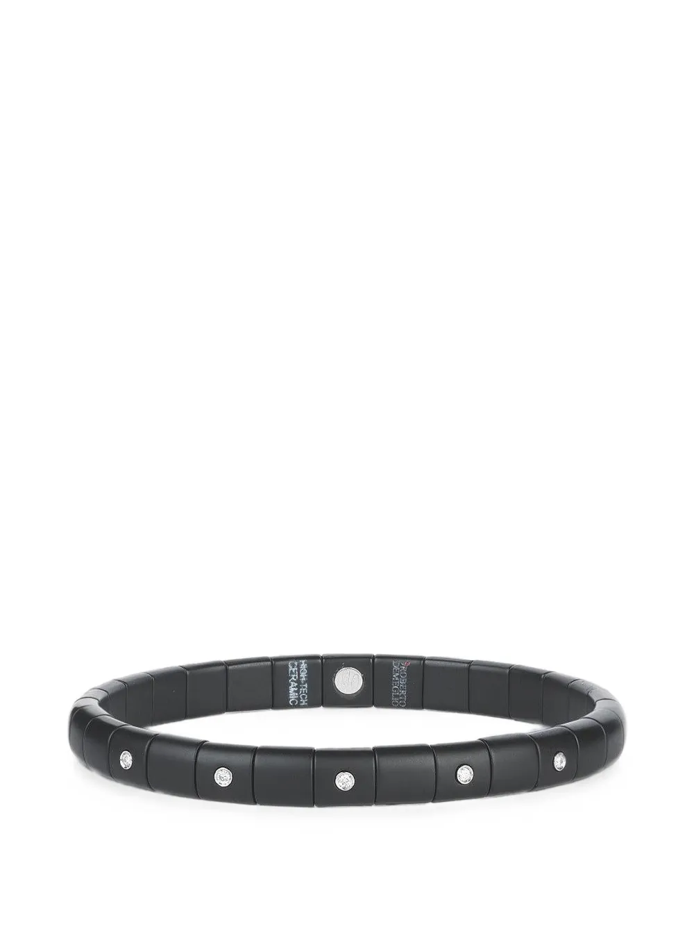 Roberto Demeglio Pura diamond ceramic bracelet - Nero