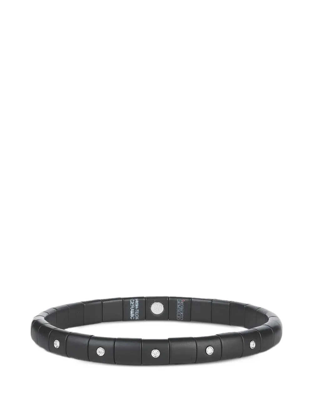 Roberto Demeglio Pura diamond ceramic bracelet - Nero