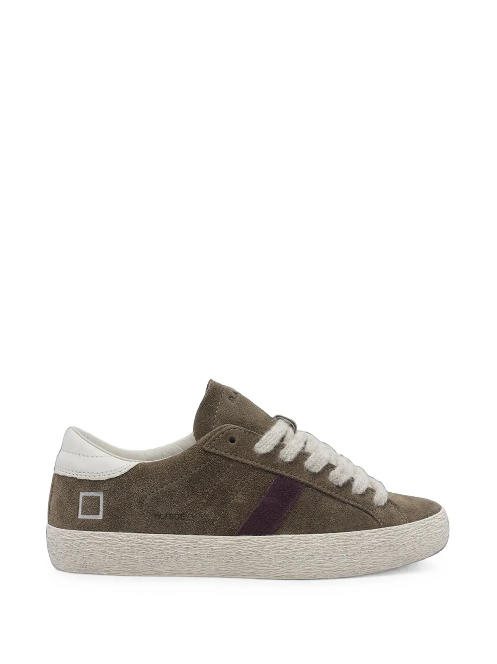 Date Hill Low Suede Contrast-stripe Sneakers In Brown