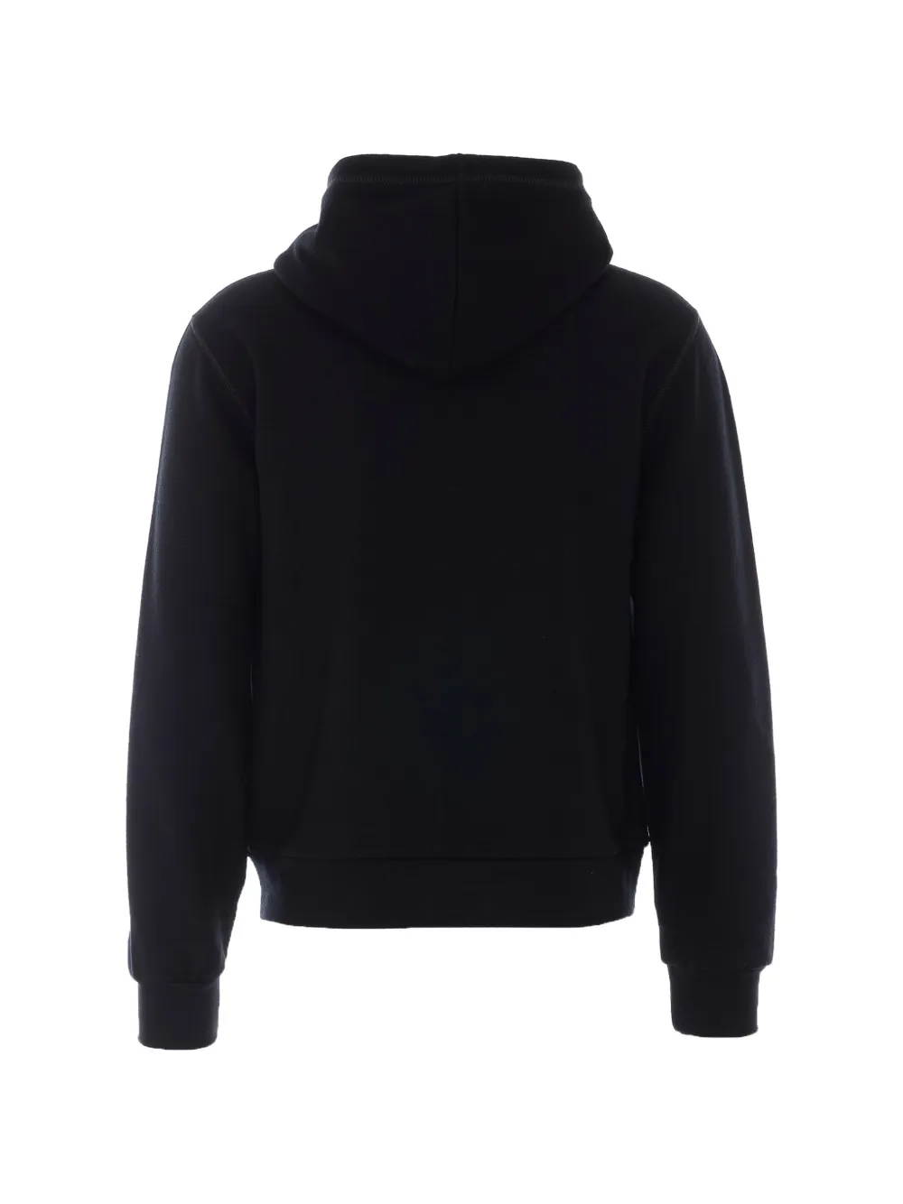 Circolo 1901 Wollen hoodie met rits Zwart