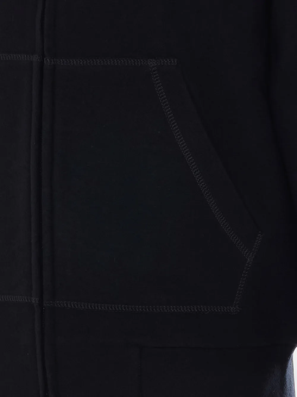 Circolo 1901 Wollen hoodie met rits Zwart