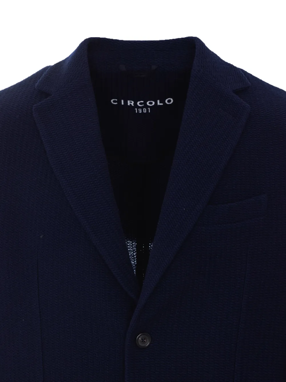 Circolo 1901 Jas met enkele rij knopen Blauw